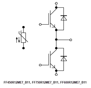 应用电路图 - Infineon Technologies 1200 V PIM IGBT模块